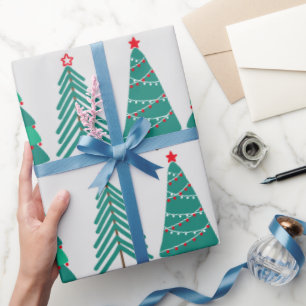 kerstbomen cadeaupapier