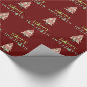 kerstbomen cadeaupapier (Hoek)