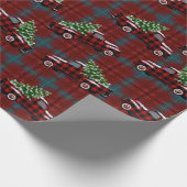  kerstbomen cadeaupapier (Hoek)