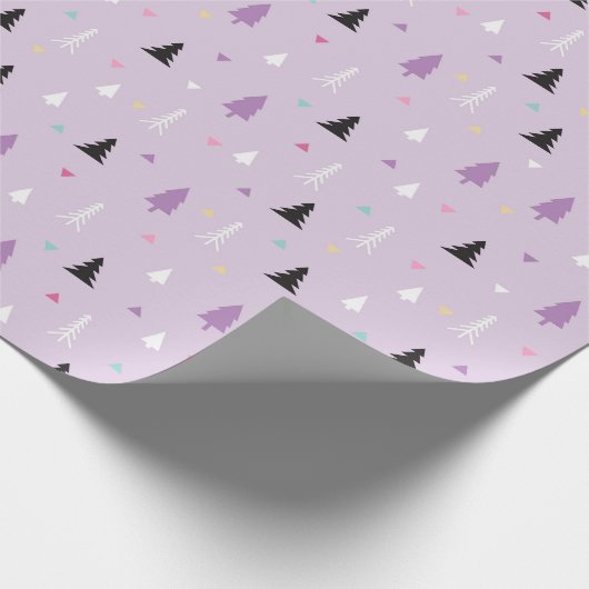 kerstbomen cadeaupapier (Hoek)