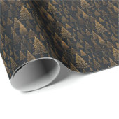 kerstbomen cadeaupapier (Rol Hoek)