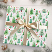 kerstbomen cadeaupapier