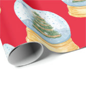 Kerstbomen Cadeaupapier (Rol Hoek)