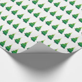 kerstbomen cadeaupapier (Hoek)