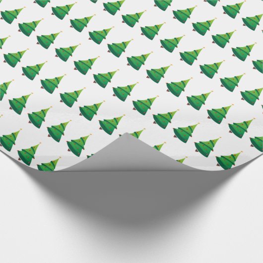 kerstbomen cadeaupapier (Hoek)