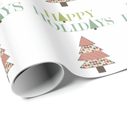 kerstbomen cadeaupapier (Rol Hoek)