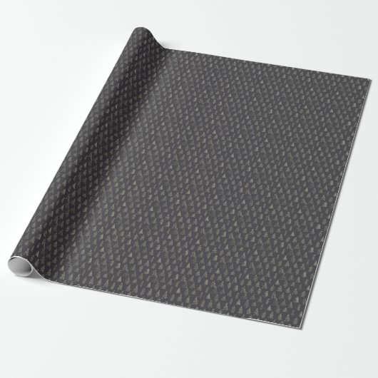 kerstbomen cadeaupapier (Uitgerold)