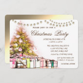 Kerstbomen, Cadeaus voor kerstmis Kaart (Voorkant / Achterkant)