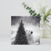 Kerstbomen en Beer van polen (Staand voorkant)