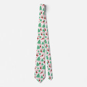 Kerstbomen en Candy Cane Stropdas (Voorkant)