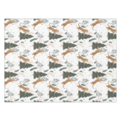 Kerstbomen en tijgers  patroon 2 tafelkleed (Voorkant (Horizontaal))