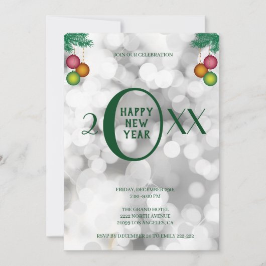 kerstbomen en zalen kaart (Voorkant)