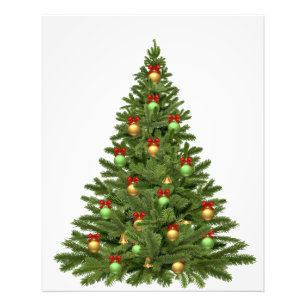 Kerstbomen, Feestdagen kerstkerstkerstkerstmis Foto Afdruk