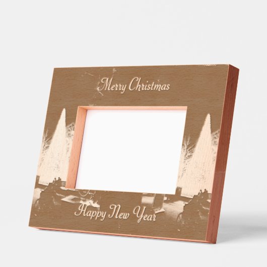 Kerstbomen gegraveerd Lijst (Links)