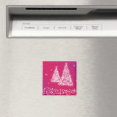 kerstbomen gemaakt van Snowflakes Magneet (Insitu (Vaatwasser))