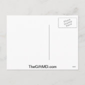 Kerstbomen - Grijze lintbreinkanker Feestdagenkaart (Achterkant)