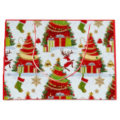 kerstbomen groot cadeauzakje (Voorkant)