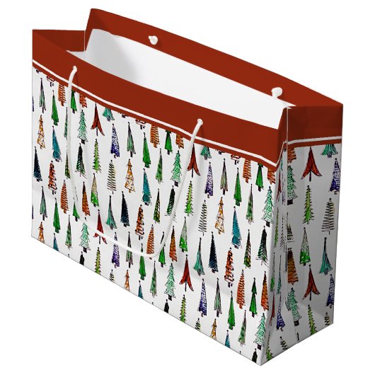 Kerstbomen grote cadeautas (Voorkant Gekanteld)