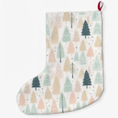 kerstbomen grote kerstsok (Achterkant)