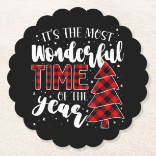 Kerstbomen Het is de mooiste tijd van de Kartonnen Onderzetters
