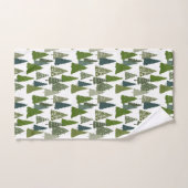 Kerstbomen Holiday Pattern  Bad Handdoek (Handdoek)
