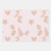  kerstbomen horen sterren kerst inpakpapier vel (Voorkant 2)