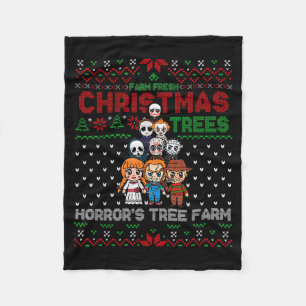 Kerstbomen Horrors Boomgaard, Eng Figuur Fleece Deken
