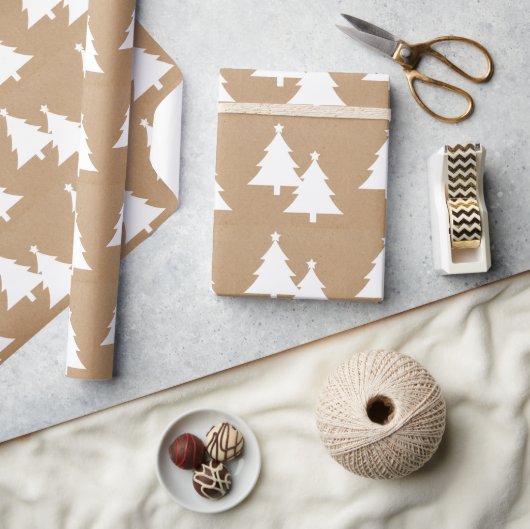 Kerstbomen Inpakpapier (Crafts)