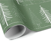 Kerstbomen Kerst inpakpapier (Rol Hoek)