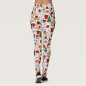 Kerstbomen kerstbomen kerstcadeautjes leggings (Achterkant)