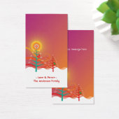 Kerstbomen Label met cadeautjes voor dagelijks fee Visitekaartjes (Bureau)