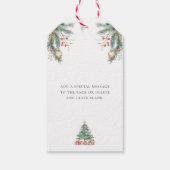 kerstbomen Labels voor kerstcadeautjes Cadeaulabel (Achterkant)