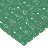 kerstbomen lange tafelloper (Hoek)