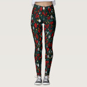 kerstbomen Leggings kerstbomen kostuums (Voorkant)