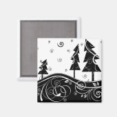 kerstbomen magneet (Voorkant / Achterkant)