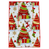 kerstbomen medium cadeauzakje (Achterkant)