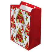 kerstbomen medium cadeauzakje (Achterkant Gekanteld)