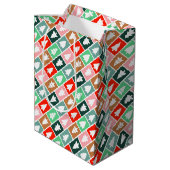 kerstbomen medium cadeauzakje (Achterkant Gekanteld)