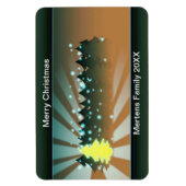 kerstbomen met Gele groene flexibele flexibiliteit Magneet (Verticaal)