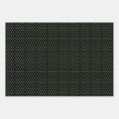 kerstbomen met mousserende smaak inpakpapier vel (Voorkant 2)