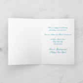 Kerstbomen Nieuw adres Kerst Kaart (Binnen)