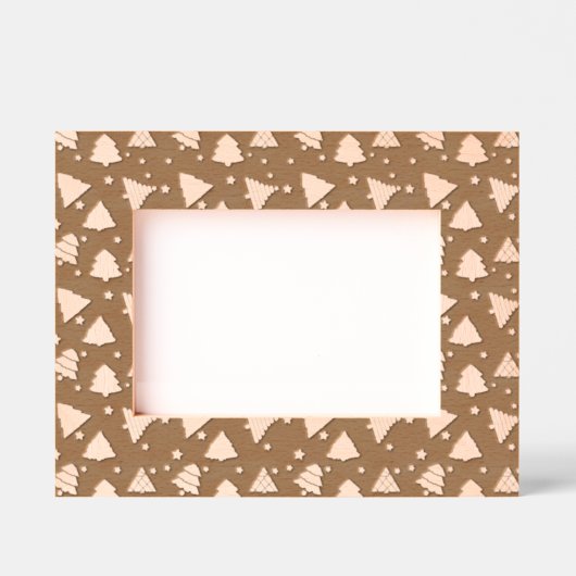 Kerstbomen ontwerpen gegraveerde Lijsten Lijstjes (Voorkant)