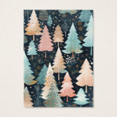 Kerstbomen Oorbel Display Kaart (Achterkant)