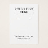 Kerstbomen Oorbel Display Kaart (Voorkant)