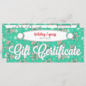 Kerstbomen op Munt - Eigen cadeaubon (Voorkant / Achterkant)