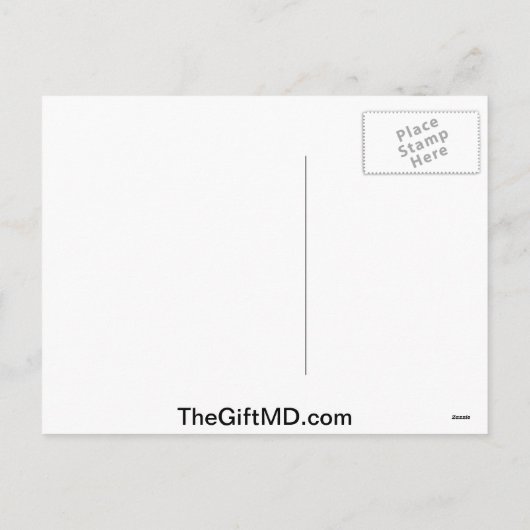 kerstbomen - Oranje lint Feestdagenkaart (Achterkant)