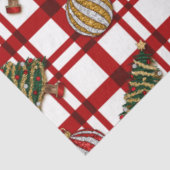 Kerstbomen Ornamenten Goud Zilver Kerst Tissuepapier (Detail)