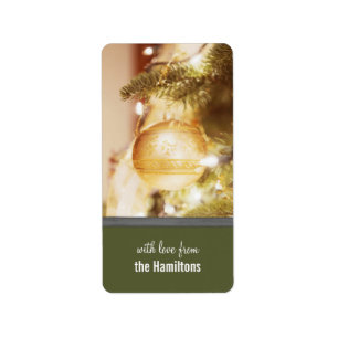 Kerstbomen Ornamenten Vakantie Labels
