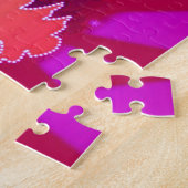 kerstbomen, Paars Legpuzzel (Zijkant)