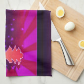 kerstbomen, Paars Theedoek (Quarter Fold)